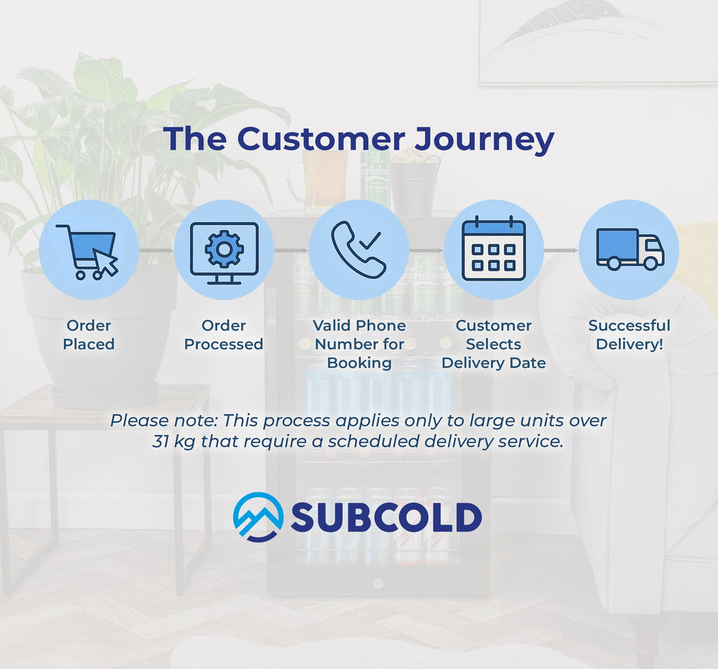 Subcold Ace100 LED Touch Control Beer Fridge